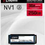 Kingston 250 جيجا بايت NV1 M.2 2280 NVME NVME PCIE GEN 3.0 X 4 LANES